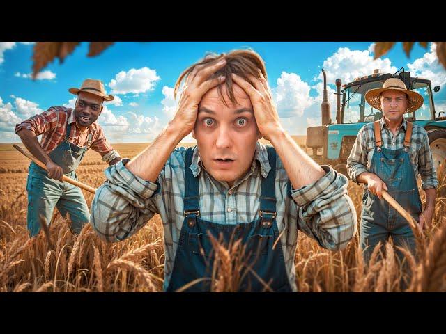 МЫ КУПИЛИ ФЕРМУ ЗА 300 000Руб! (Серия 1) Farming Simulator в реальной жизни!!!