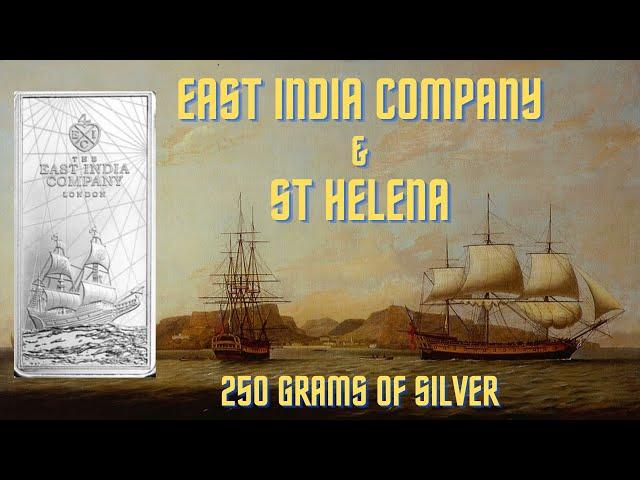 East India Company Silver Bar - St Helena - 2021