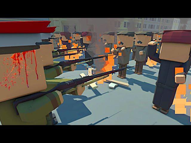 Russian Firing Squad VS 1,000 Charging RIOTERS! - Ancient Warfare 3