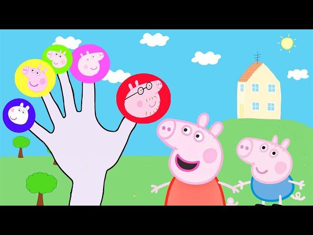 Peppa Pig New Finger Family Song Nursery Rhymes and Kids Songs Песня семья пальчиков Свинка Пеппа