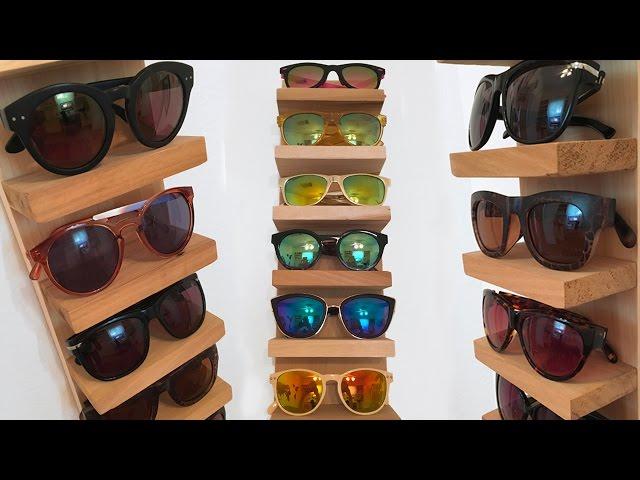 Sunglass Rack/Organizer DIY | Superholly