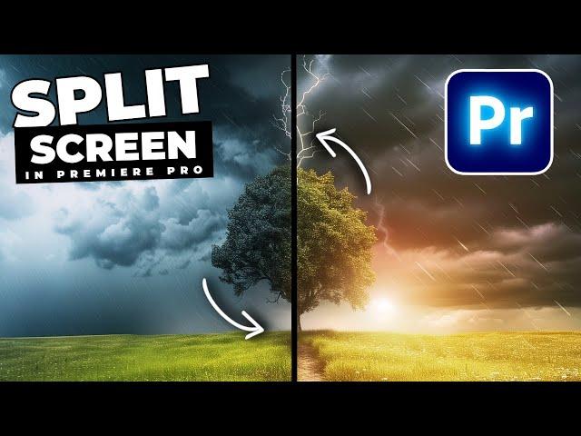 How To Add SPLIT SCREENS In Premiere Pro