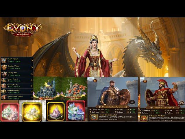 Evony - New Archer Tower General - Multiple Event's - Auto Rally Joiner - So Many OG Castles!