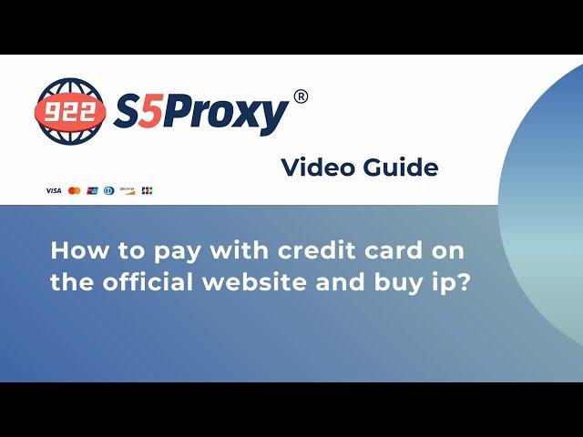 How to pay with credit card on the official websit?