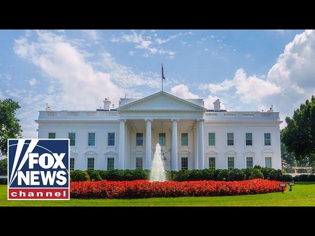 Trump attends flag raising at White House