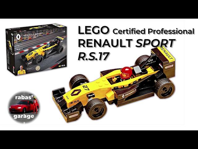 RENAULT SPORT R.S.17 - LEGO CERTIFIED PROFESSIONAL Building Instructions for rare RS17