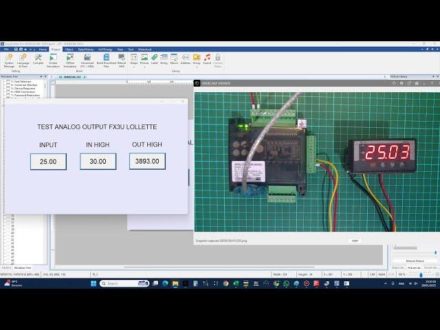 Scaling analog output pada plc FX3U Lollette