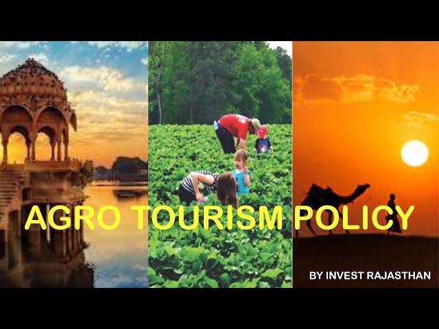 Agro Tourism Policy I Invest Rajasthan