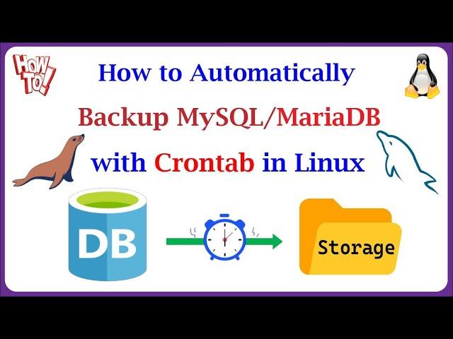 How to Automatic Backup MySQL/MariaDB with Crontab in Linux