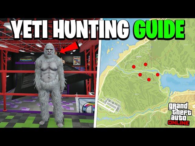 All 5 Yeti Hunt Locations! Easy $100,000 + YETI OUTFIT | GTA Online Christmas Treasure Hunt Guide