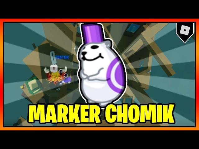 How to get the "MARKER CHOMIK" BADGE + CHOMIK/MARKER in FIND THE MARKERS || Roblox