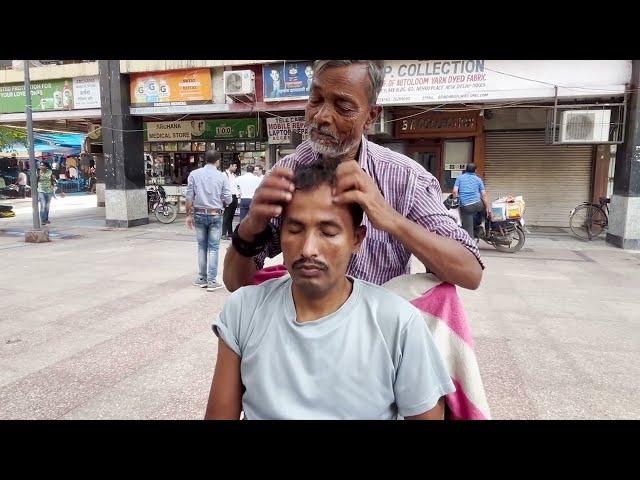 Old Man Amazing Head massage | Indian ASMR | Only $1.20 | Cosmic Indian WONDERFUL Head Massage