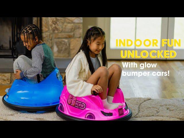 Rainy Day Saved by the Glow Bumper Car ️ | Indoor Fun for Toddlers by Flybar