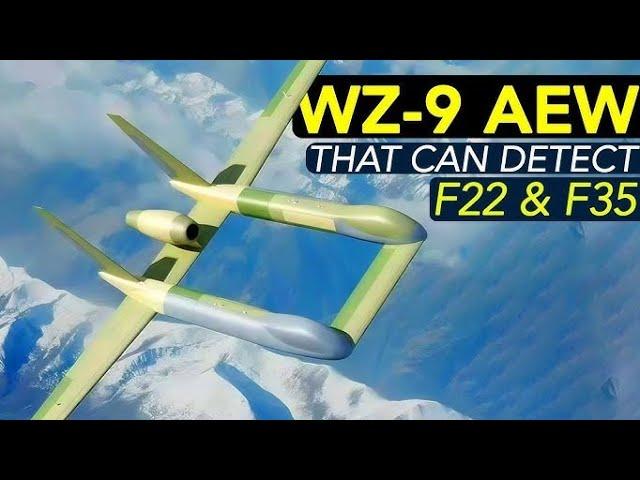 First Anti-Stealth Drone | Detecting Stealth Aircraft | China WZ-9 Divine Eagle in Flight