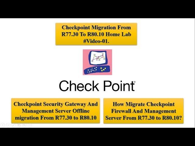 #Video-01, Checkpoint Security Gateway And Management Server Offline migration From R77.30 to R80.10