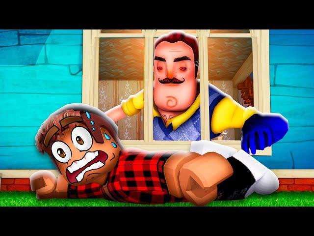 JE M’INFILTRE DANS LA MAISON D’UN FOU  !!! (Hello Neighbor Roblox)