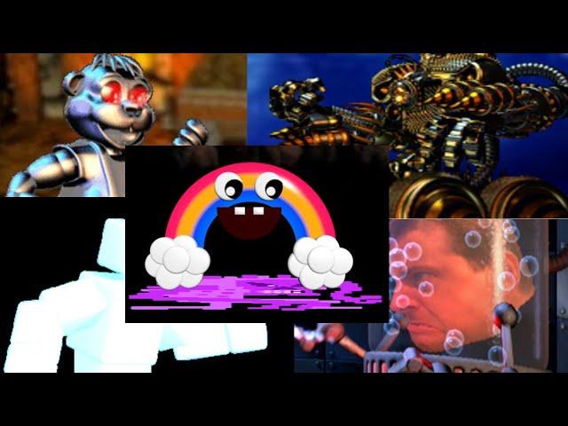 Fnaf World: All Final Bosses + Endings.