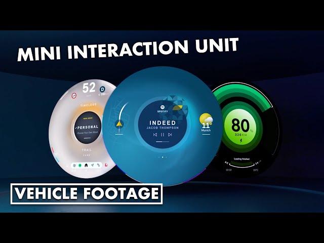 Mini Interaction Unit in the 2025 Mini Cooper