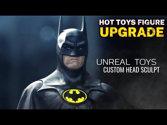 HOT TOYS UPGRADE UNREAL TOYS 1989 BATMAN CUSTOM HEAD SCULPT REVIEW