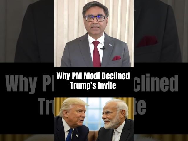 Why Did PM Modi Decline Trump’s Invite To The US? #modi #trump #pakistan