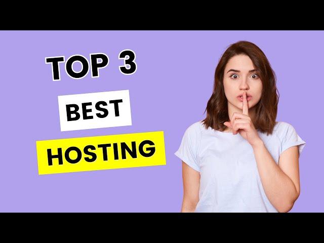 Top 3 Best Web Hosting for 2025 | Best Wordpress Hosting | (Discount Inside)