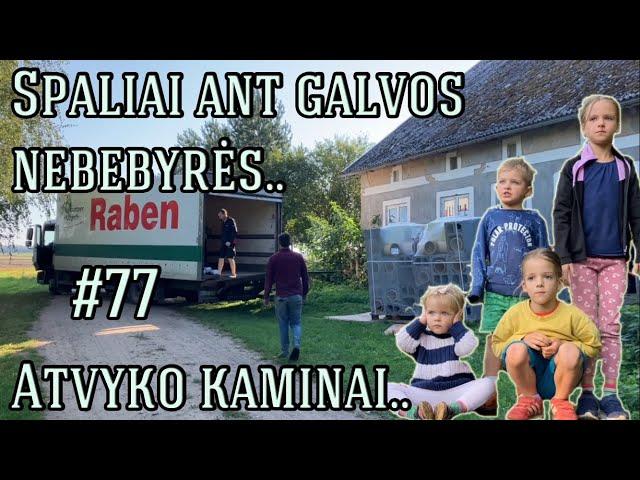 Spaliai ant galvos nebebyrės.. Atvyko kaminai.. #77