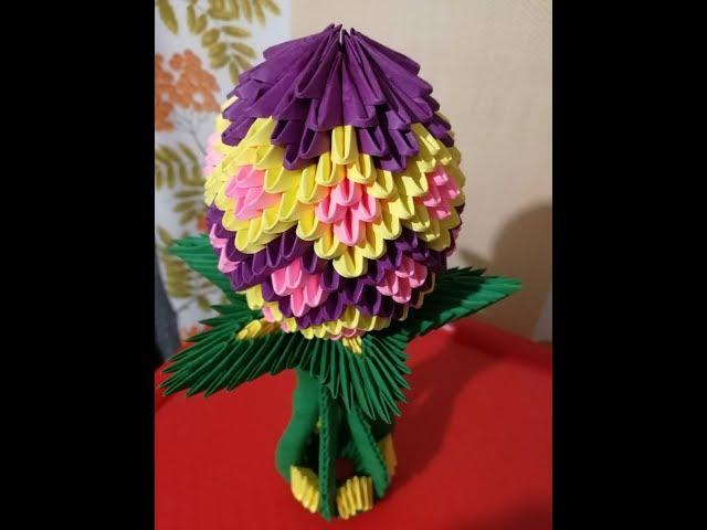 ПАСХАЛЬНОЕ ЯЙЦО модульное оригами (EASTER EGG modular origami)