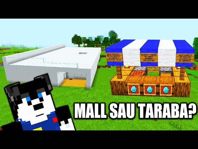 CUMPAR TARABA SAU MAGAZIN IN MALL? Minecraft Lumea Animalelor