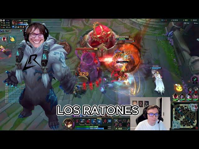 LOS RATONES Bausffs POV INSANE 12 CS Per Minute AP Volibear