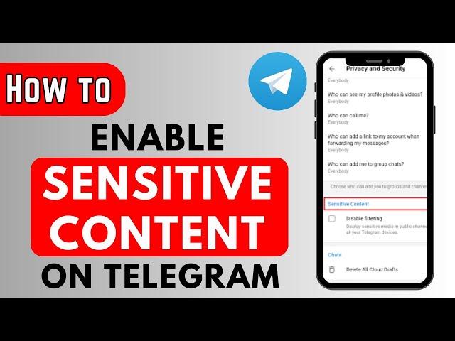 How to Enable Sensitive Content On Telegram [iOS & Android] (2023)