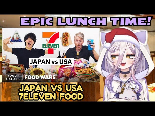 Henya Epic Lunch Time!: US vs Japan 7Eleven Food