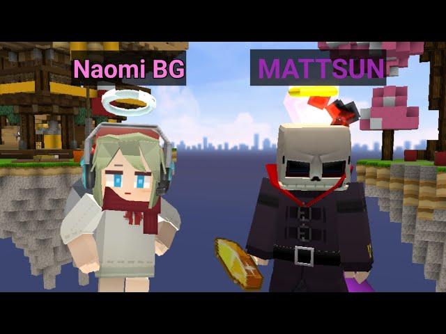 Playing BedWars with Naomi BG! (Blockman Go Youtuber)