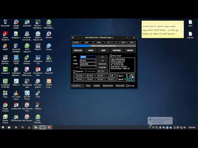 Tutorial Cara Naikin Qos Axis 2017