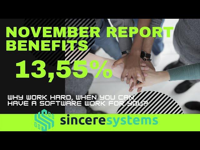 NOVEMBER 2020 BENEFIT REPORT SINCERE SYSTEMS With Cornel SINCERE SYSTEMS GROUP