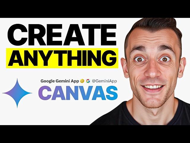 NEW Google Gemini Canvas AI Update (FREE!) 