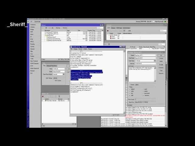 Mikrotik - Automatic create & download Backup/Configuration