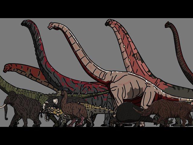 Re-animated prehistoric creatures random finale(170 plus creatures).