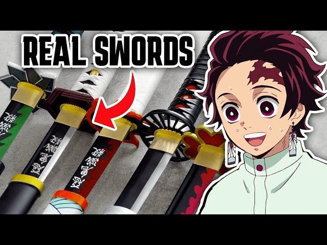 We Unboxed REAL Demon Slayer Swords