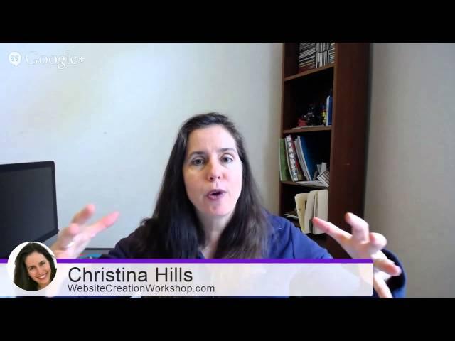 How To Create A WordPress Website PREVIEW with Christina Hills