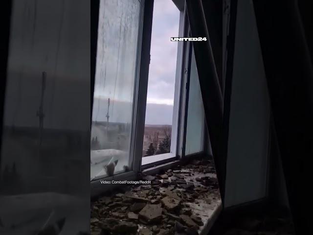 Ukrainian Soldiers Under Heavy Fire From Russian BM-21 Grad MLRS. Real Combat Footage #warinukraine