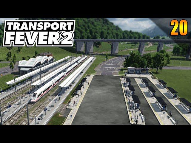 Снес город ради модернизации Станции ЖД неспешная застройка | Transport Fever 2 | S05 #20 (жд игры)