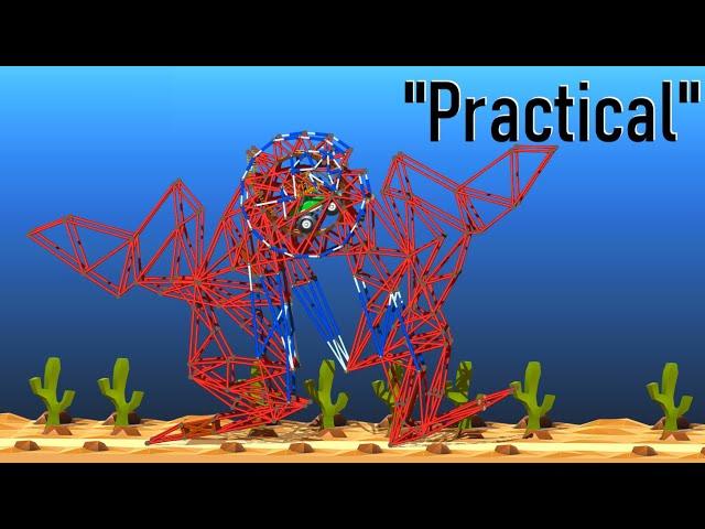 Making a Working Mech Suit in Poly Bridge 2