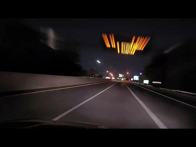 WARP SPEED ACTIVATE IN THE TRAILBLAZER: BALTIMORE CITY AT NIGHT