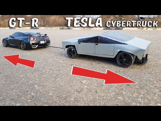 TESLA Cybertruck против Nissan GT-R