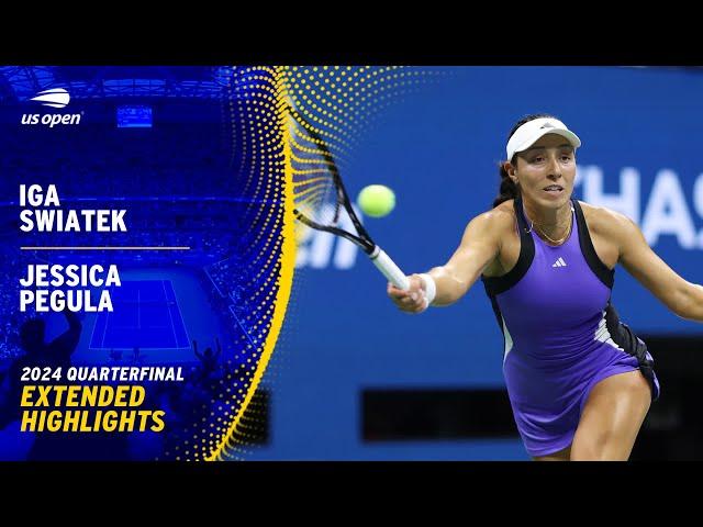 Iga Swiatek vs. Jessica Pegula Extended Highlights | 2024 US Open Quarterfinal