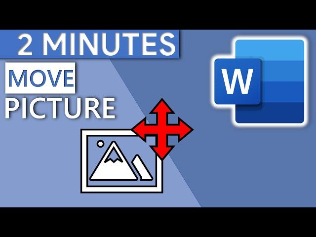 Move Picture Freely in Word and Fix Position (2 MINUTES | 2020)