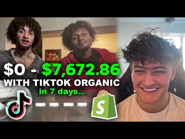 $0 To $7,672.86 In 7 Days As A Beginner W/ TikTok Organic Dropshipping (Case Study)