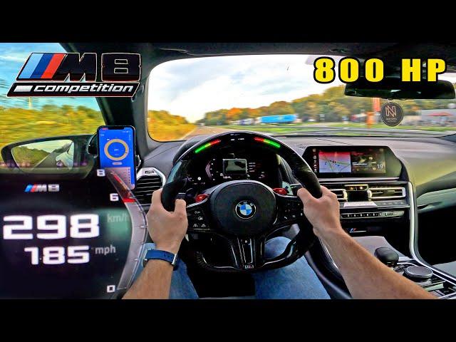 800HP BMW M8 is FASTER than a FERRARI F12 on AUTOBAHN!