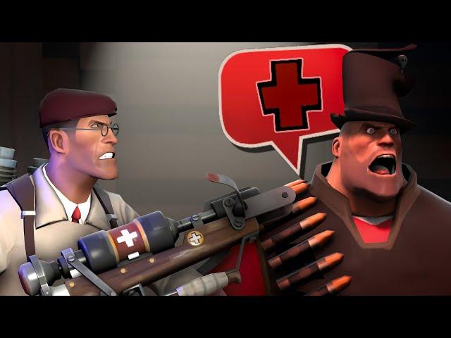 When Medics heal with the crossbow [SFM]