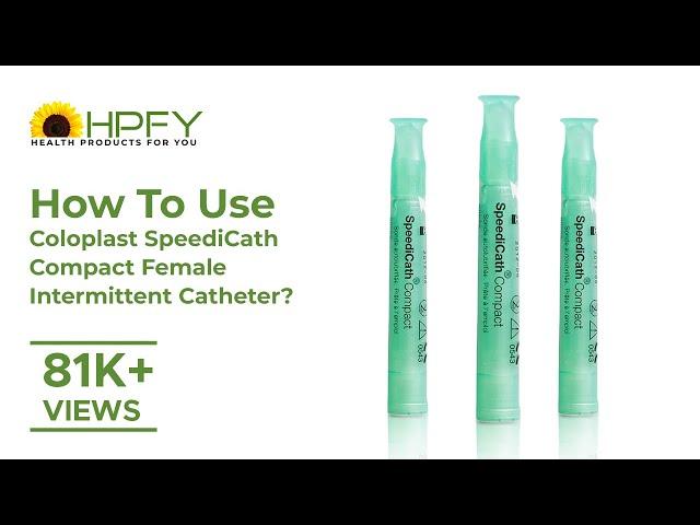 How to use Coloplast SpeediCath Compact Female Intermittent Catheter?